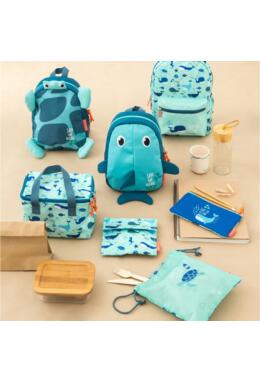Copertă produs Mini rucsac 28 cm, Miquelrius Turtle Save the Ocean, din materiale reciclate - MR19676
