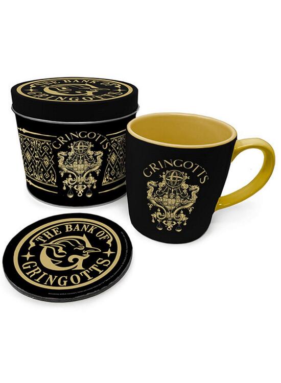 Copertă produs Set de cană 370 ml și coaster cu cutie Harry Potter - Gringotts - gallery big 1