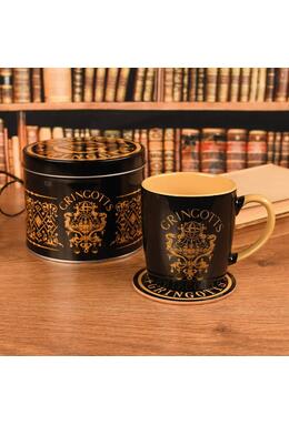 Copertă produs Set de cană 370 ml și coaster cu cutie Harry Potter - Gringotts