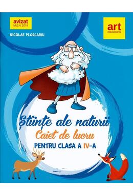 Copertă produs Științe ale naturii. Caiet de lucru. Clasa a IV-a