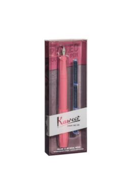 Copertă produs Pachet Stilou Kaweco Perkeo Peony Blossom F, 3 rezerve