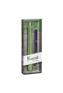 Copertă produs Pachet Stilou Kaweco Perkeo Jungle Green F, 3 rezerve