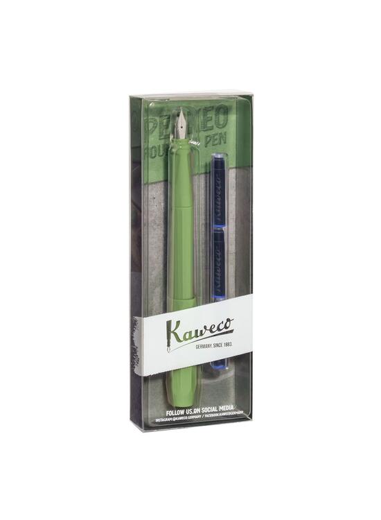 Copertă produs Pachet Stilou Kaweco Perkeo Jungle Green M, 3 rezerve - gallery big 1