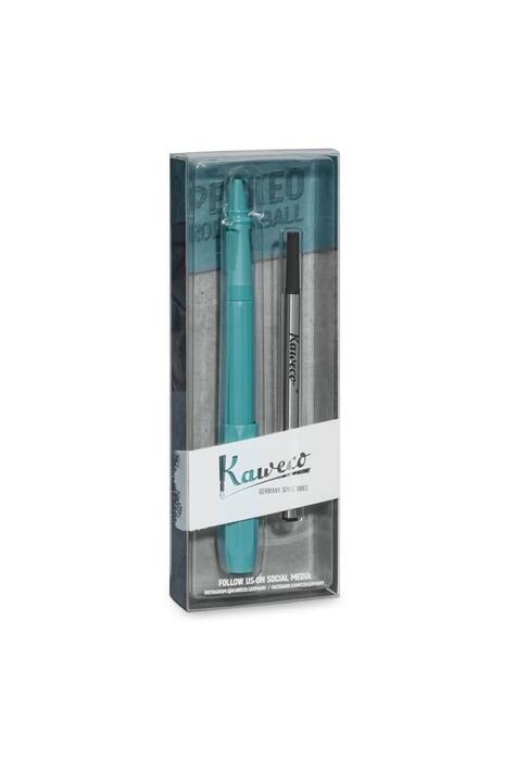 Copertă produs Pachet Roller Kaweco Perkeo Breezy Teal, cu rezervă
