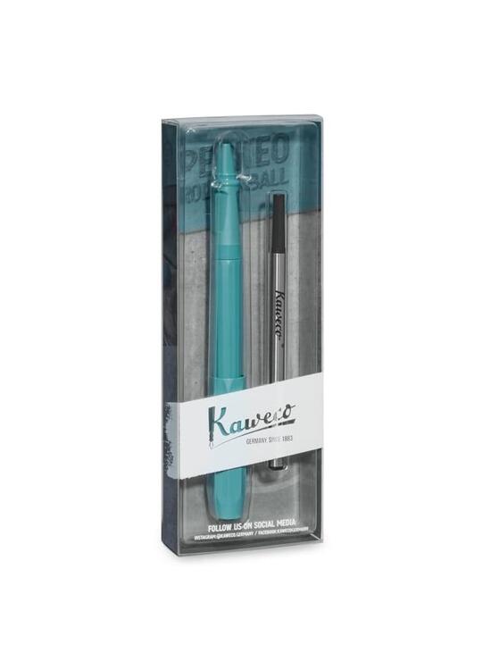 Copertă produs Pachet Roller Kaweco Perkeo Breezy Teal, cu rezervă - gallery big 1