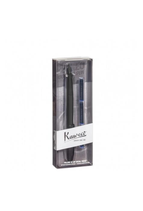 Copertă produs Pachet Stilou Kaweco Perkeo All Black M, 3 rezerve