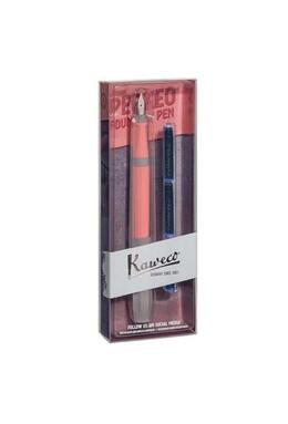Copertă produs Pachet Stilou Kaweco Perkeo Cotton Candy M, 3 rezerve