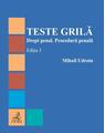 Copertă produs Teste grilă. Drept penal. Procedură penală. Ediția 3 - thumb 1
