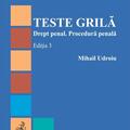 Copertă produs Teste grilă. Drept penal. Procedură penală. Ediția 3 - gallery small 