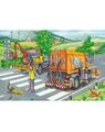 Copertă produs Puzzle Schmidt: Mașină gunoi, remorcher și măturator, set de 3 puzzle-uri x 24 piese + cadou: poster - thumb 3