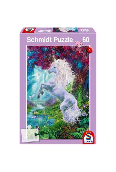 Copertă produs Puzzle Schmidt: Unicorn &icirc;n Grădina Fermecată, 60 piese