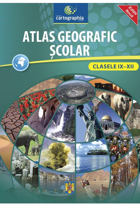 Copertă produs Atlas geografic şcolar (clasele IX-XII)
