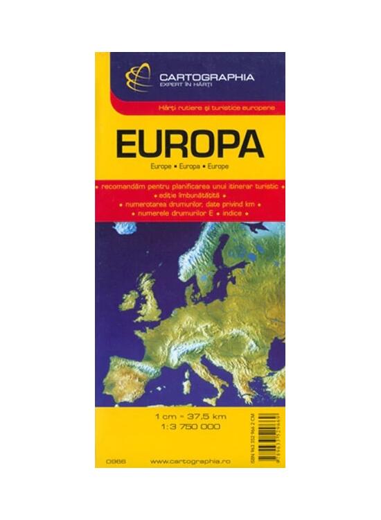 Copertă produs Hartă rutieră Europa - gallery big 1