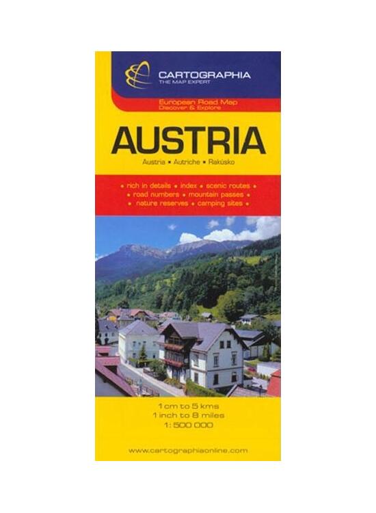 Copertă produs Hartă rutieră Austria - gallery big 1
