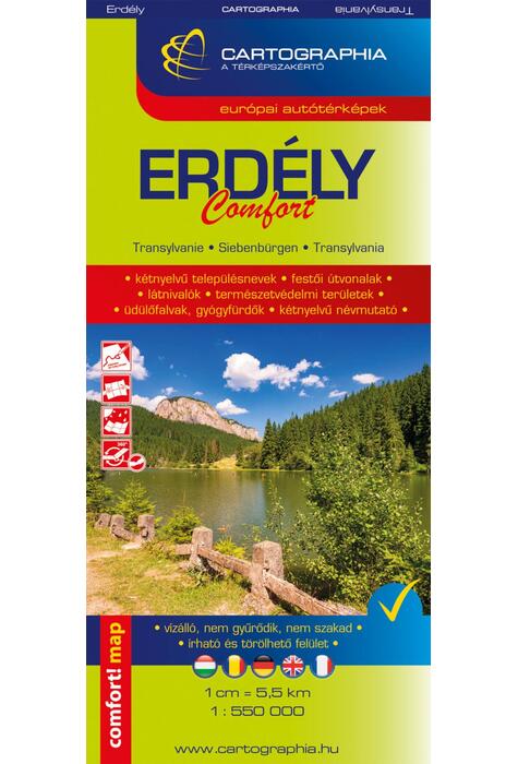 Copertă produs Hartă rutieră Transilvania Comfort