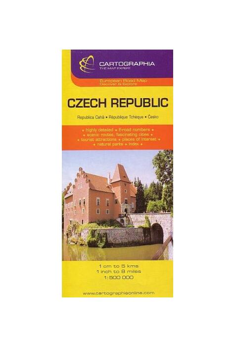 Copertă produs Hartă rutieră Cehia