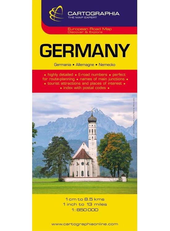 Copertă produs Hartă rutieră Germania - gallery big 1