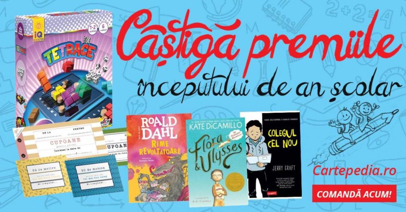 CONCURS BACK TO SCHOOL! C&acirc;știgă premiile &icirc;nceputului de an școlar!