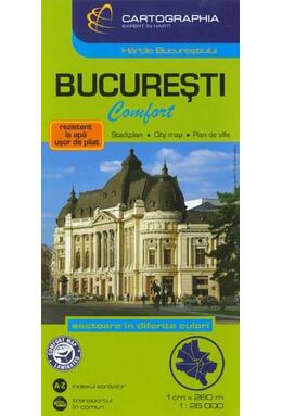 Copertă produs Hartă rutieră București Comfort