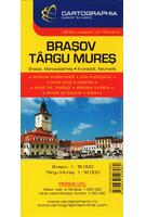 Imagine produs Hartă rutieră Brașov-T&acirc;rgu Mureș