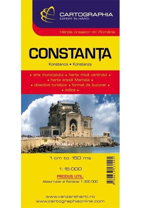 Copertă produs Hartă rutieră Constanța