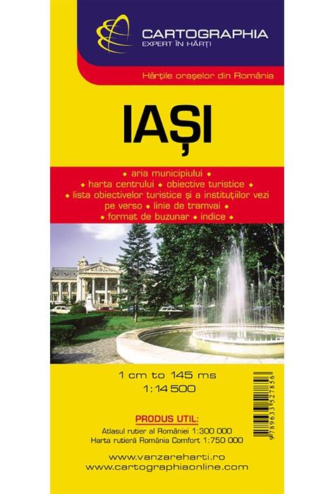 Copertă produs Hartă rutieră Iași