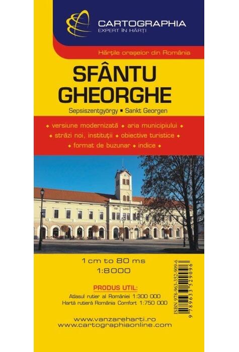Copertă produs Hartă rutieră Sf&acirc;ntu Gheorghe