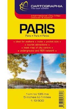 Copertă produs Hartă rutieră Paris