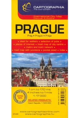 Copertă produs Hartă rutieră Praga