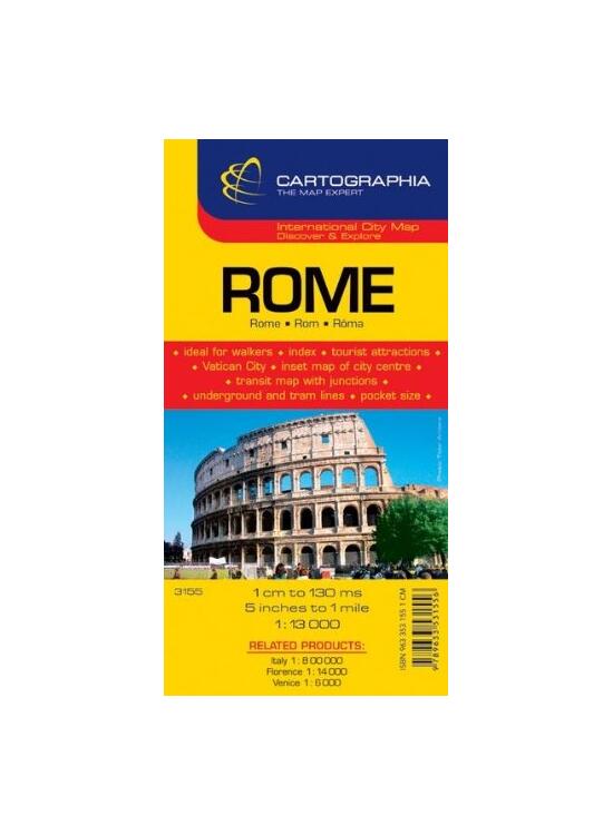 Copertă produs Hartă rutieră Roma - gallery big 1