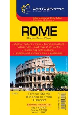 Copertă produs Hartă rutieră Roma