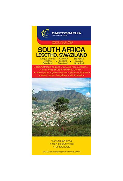 Copertă produs Hartă rutieră Africa de Sud