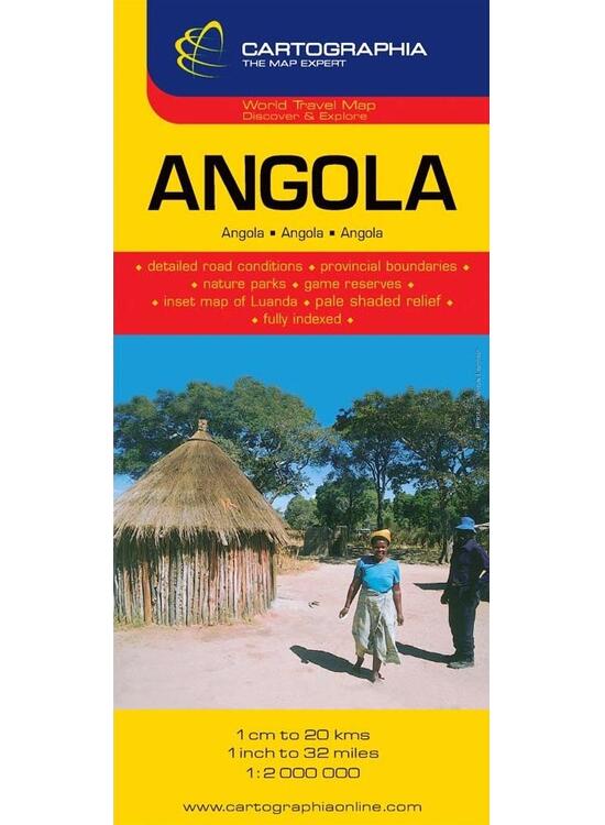 Copertă produs Hartă rutieră Angola - gallery big 1