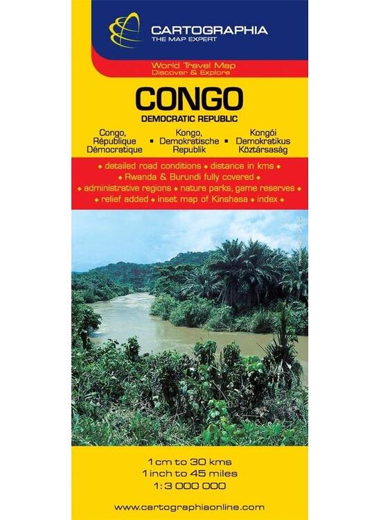 Copertă produs Hartă rutieră Congo - gallery big 1
