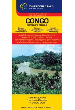 Copertă produs Hartă rutieră Congo
