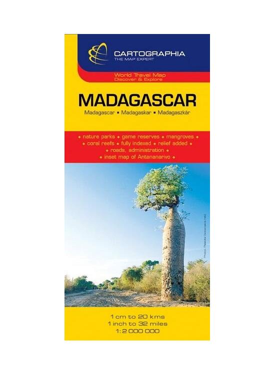 Copertă produs Hartă rutieră Madagascar - gallery big 1