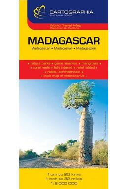 Copertă produs Hartă rutieră Madagascar