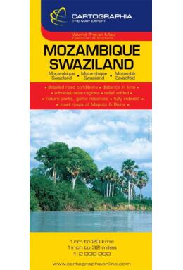 Copertă produs Hartă rutieră Mozambic
