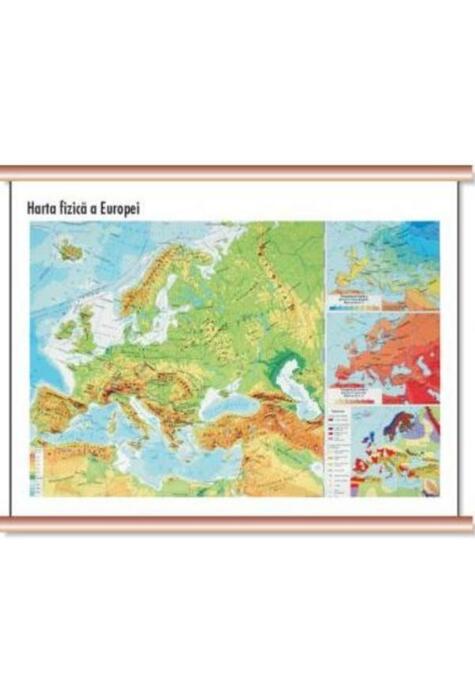 Copertă produs Harta Statele Europei - mini - plastifiat cu șipci