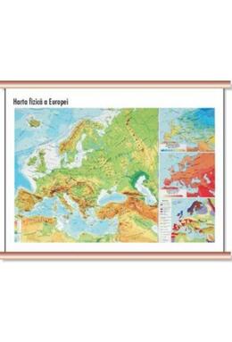 Copertă produs Harta Statele Europei - mini - plastifiat cu șipci