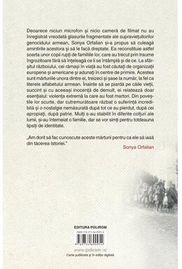 Copertă produs Mărturii ale copiilor armeni (1915-1922)