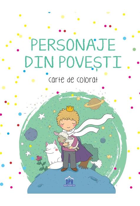 Copertă produs Personaje din povești. Carte de colorat