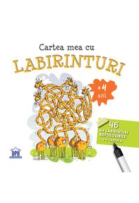 Copertă produs Cartea mea cu labirinturi. 46 de labirinturi refolosibile + o cariocă (4+ ani)