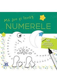 Copertă produs Mă joc și &icirc;nvăț numerele. 46 de planșe refolosibile + o cariocă