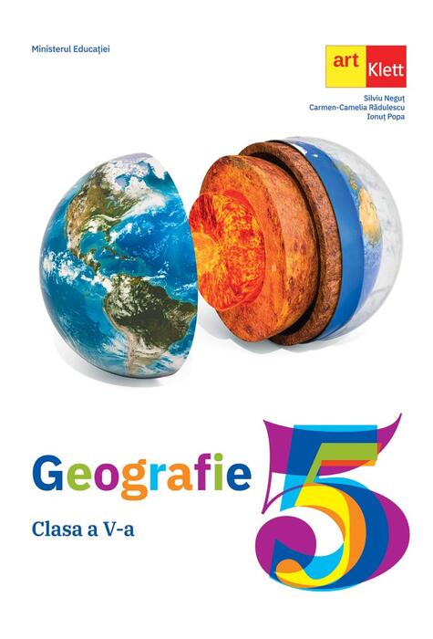 Copertă produs Geografie. Manual pentru clasa a V-a