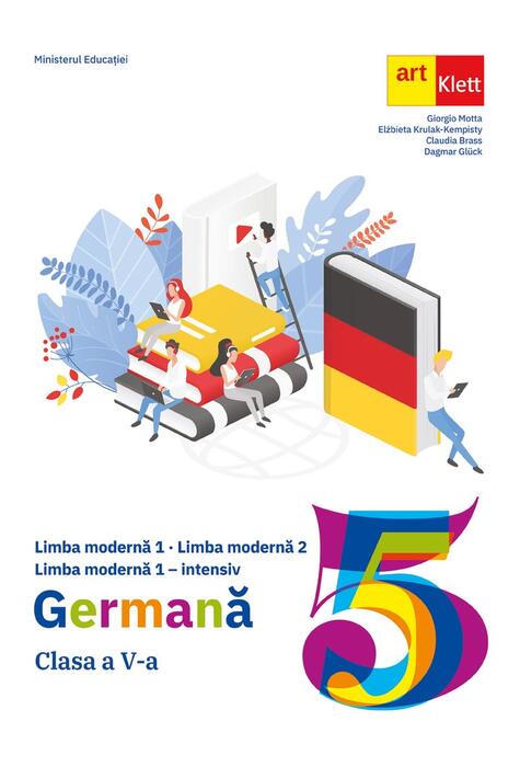 Copertă produs Limba Germană. Manual pentru clasa a V-a