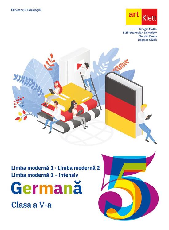 Copertă produs Limba Germană. Manual pentru clasa a V-a - gallery big 1