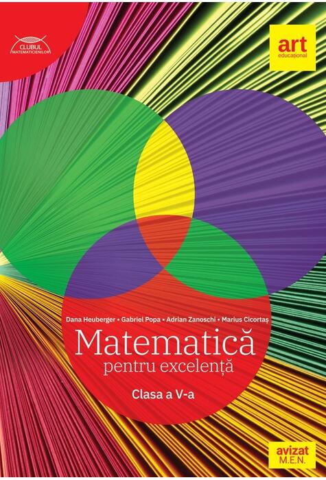 Copertă produs Matematică pentru excelență. Clasa a V-a