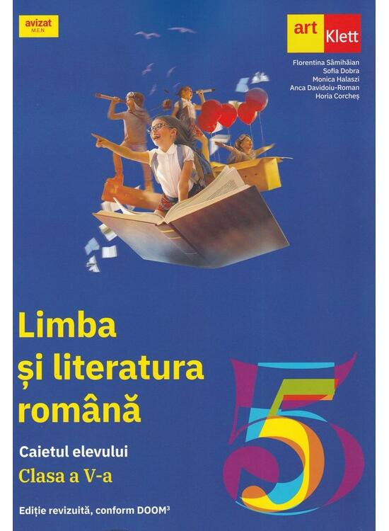 Copertă produs Limba și literatura rom&acirc;nă. Caietul elevului. Clasa a V-a - gallery big 1