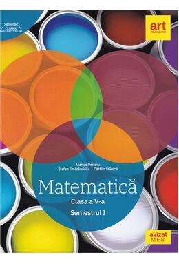 Copertă produs Matematică. Clasa a V-a. Semestrul 1 - Traseul albastru. Clubul Matematicienilor